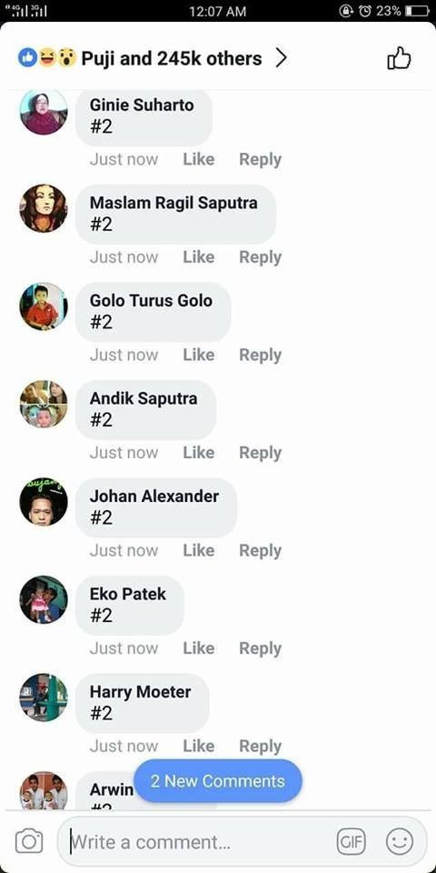 Dan pasti elu gedeg kenapa komennya bisa banyak.