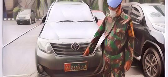 Cara Mengetahui Pangkat Anggota TNI Dilihat dari Mobil Dinasnya