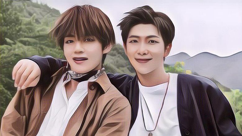 Penampilan Perdana RM Dan V BTS Saat Wamil Bocor, Gagah Menerjang Hujan Musim Dingin