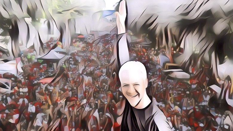 Disambut Antusias, Ribuan Warga Makassar Banjiri Acara Jalan Sehat Bersama Ganjar Pranowo