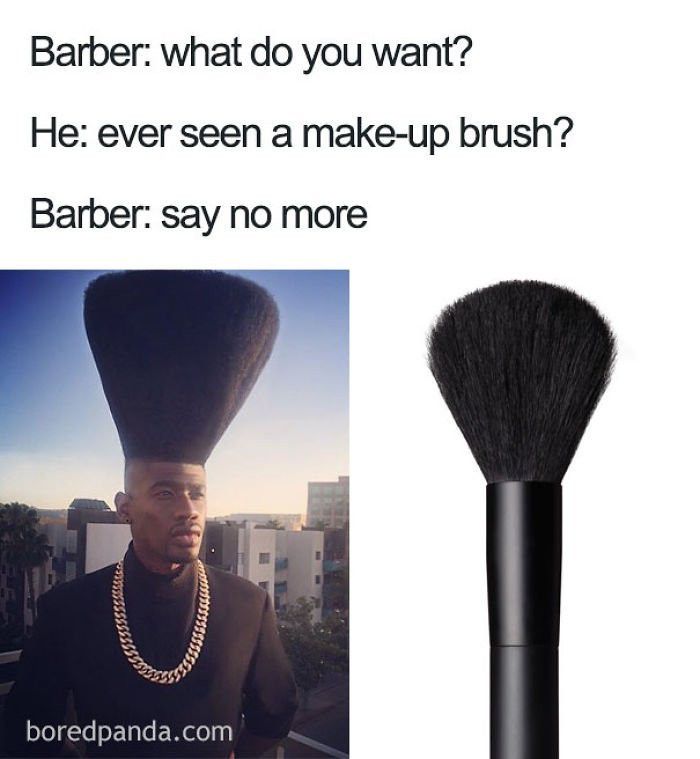 Model gaya rambut yang terinspirasi dari brush on, tercenung~