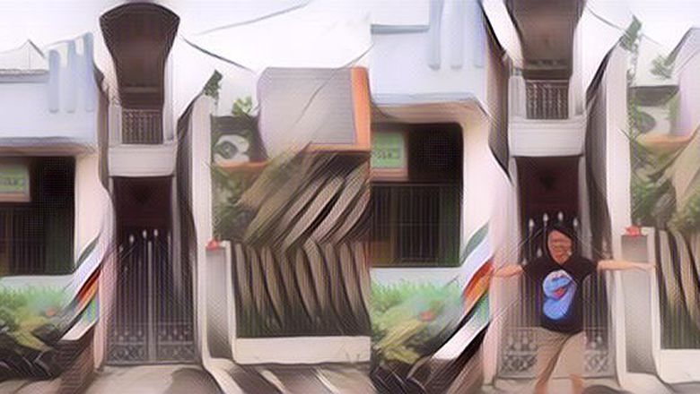 Bikin Melongo, Ada Rumah Lebarnya Cuma 1 Meter di Gang Sempit, Tapi Isi Dalamnya Bikin Takjub