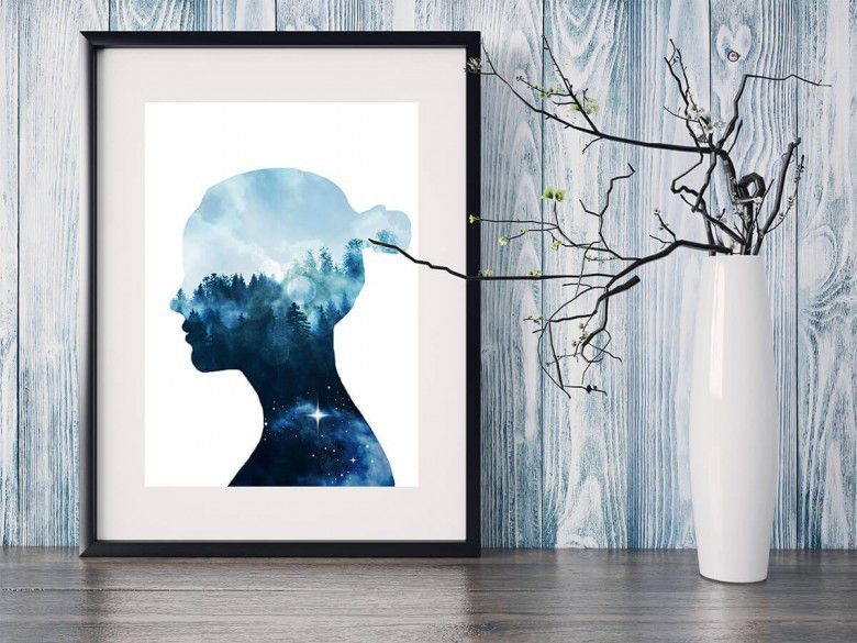 Silhouette wall art