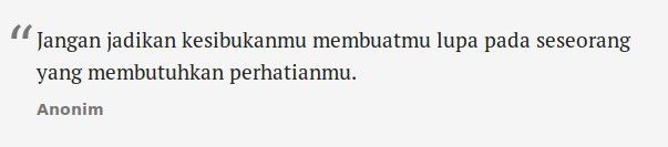 Dan sebagai pasangan yang baik, isilah hubungan kalian dengan sikap saling mengingatkan.