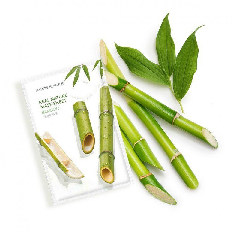 1. Nature Republic Real Nature Bamboo Mask Sheet