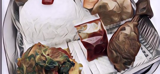 Viral Nasi Kotak Pakai 'Topping' Warna Ungu, Bikin Netizen Syok Ternyata Dari Sini Asalnya