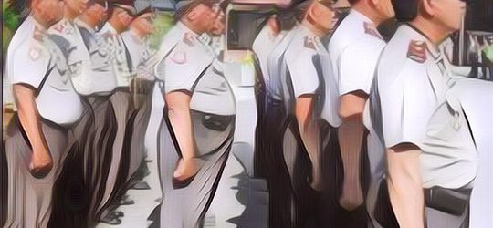 Ada Polisi Berat Badannya 100 Kilogram, Kenapa Sih Banyak Polisi Bertubuh Gemuk?