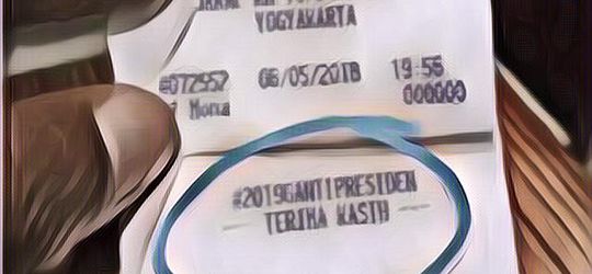 Warganet Heboh Lantaran Struk Pembelian Rumah Makan Di Yogyakarta Berisi Kampanye