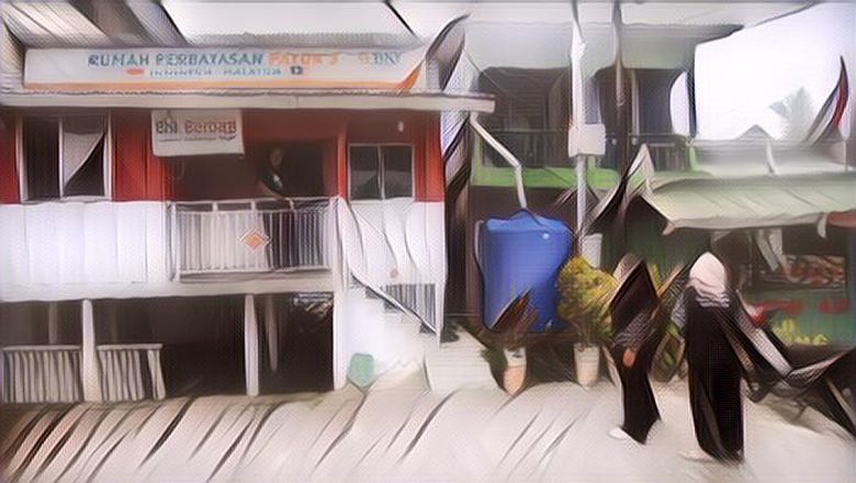 Unik Banget! Begini Penampakan Rumah di di Perbatasan, Dapur Berada di Malaysia Sementara Ruang Tamu Ada di Indonesia