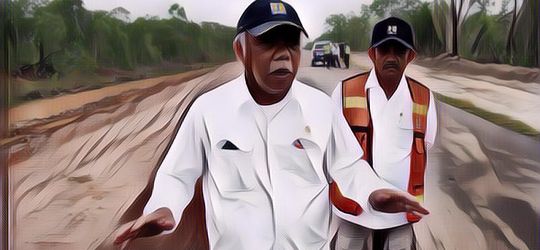 Rahasia Dibalik Topi Dekil Menteri Basuki, Terungkap Memang Jarang Dicuci