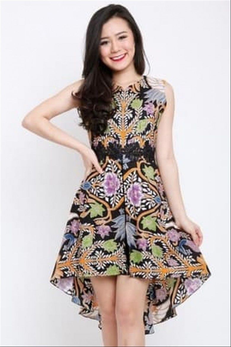 6. Dress batik
