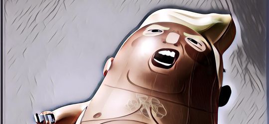 Setelah London, 'Baby Trump' Mengudara di New Jersey