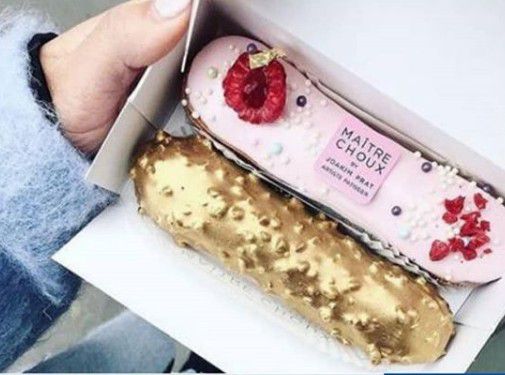 2. Roti Eclair Lapis emas