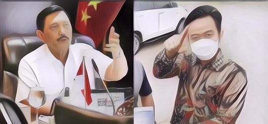 Momen Tak Terduga yang Terekam Kamera, Gibran Diadang Polisi Ketika Saat Akan Masuk Mobil Menko Luhut