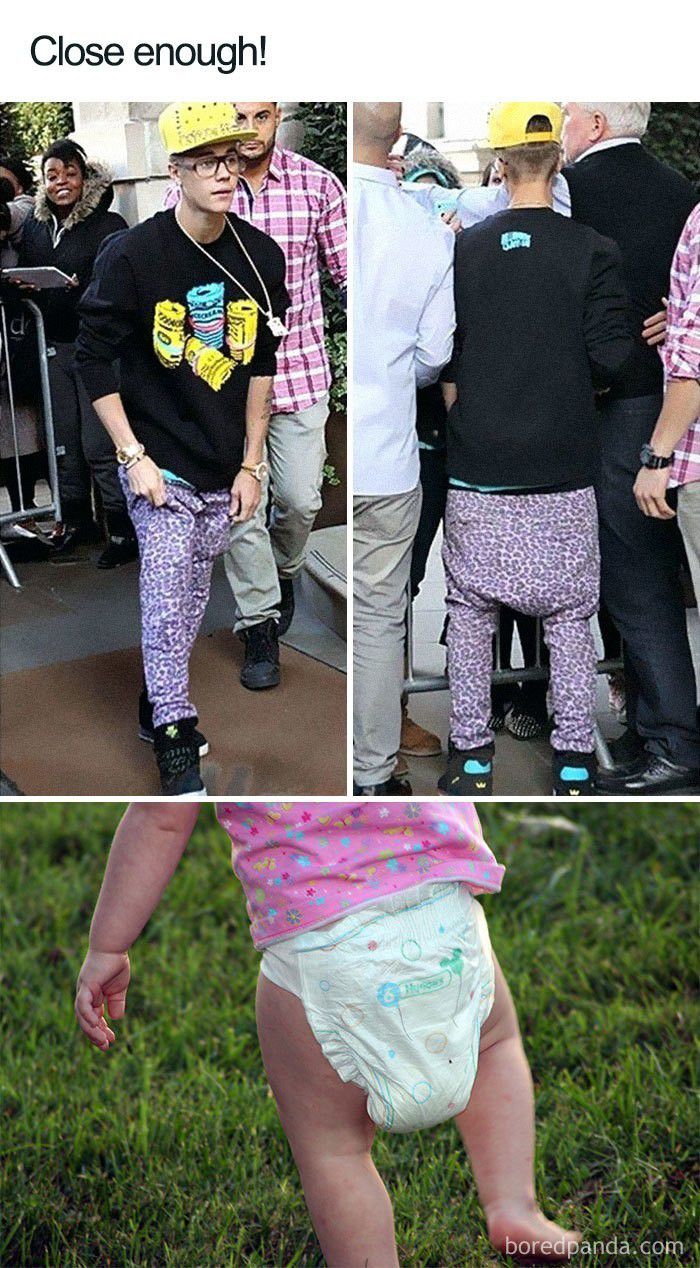 Antara celana sama popok bedanya apa, ya?