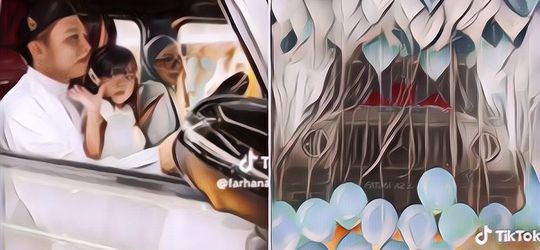 Buset! Orang Tua Ini Beri Hadiah Mobil ke Ulang Tahun Anaknya, Alasannya Biar Semangat Sekolah TK