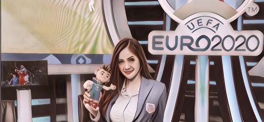 Mengenal Kartika Berliana, Host Cantik yang Mencuri Perhatian Pecinta Euro 2020