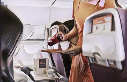 Ternyata, Konsumsi Teh atau Kopi di Pesawat Tak Disarankan, Ini Alasannya