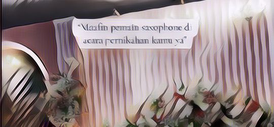Viral Pemain Saxophone Tak Hadir di Acara Pernikahan Ini, Endingnya Diganti Seruling