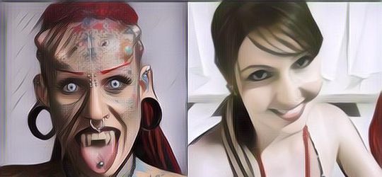 Jadi Korban KDRT Suaminya, Mantan Pengacara Ini Ubah Penampilan Mirip Vampir Punya Tanduk Hingga Tubuh Penuh Tato