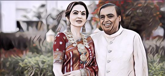 Pakaian Nita Ambani Jadi di Pernikahan Putranya Jadi Sorotan, Pakai Kalung Berlian yang Dibuat 1.000 Jam