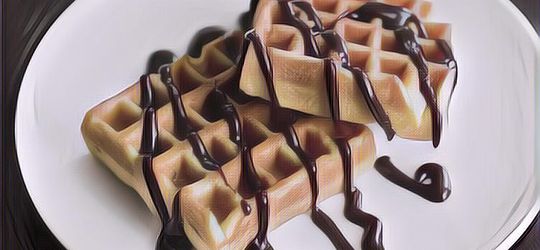 Resep Waffle Saus Cokelat yang Fluffy, Kue Manis buat Sarapan