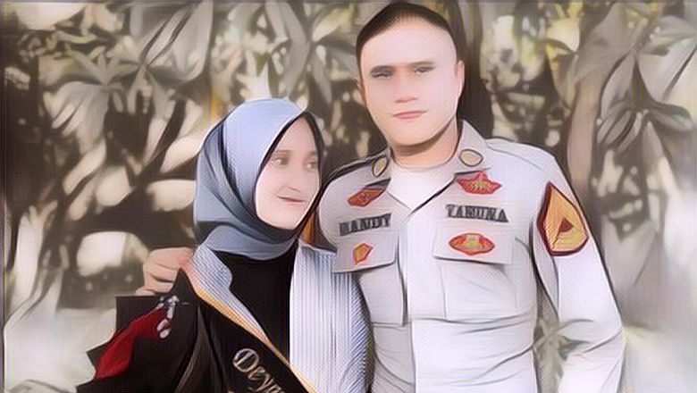 7 Potret Polisi Kembar Bersama Pasangannya yang Cantik, Para Jomblo Jangan Iri!