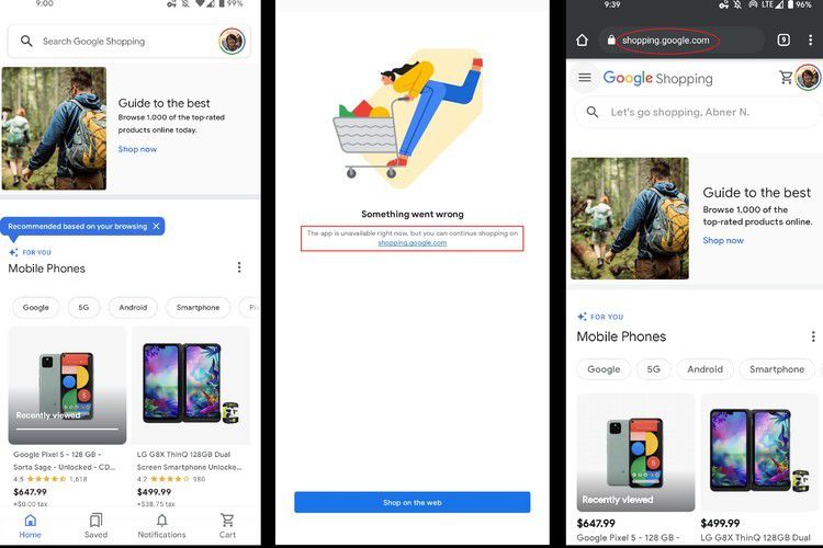 Bukan Aplikasi Tapi Lewat Web