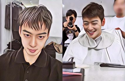Hendak Wajib Militer, Berikut Potret Cha Eun Woo yang Plontos Namun Tetep Ganteng