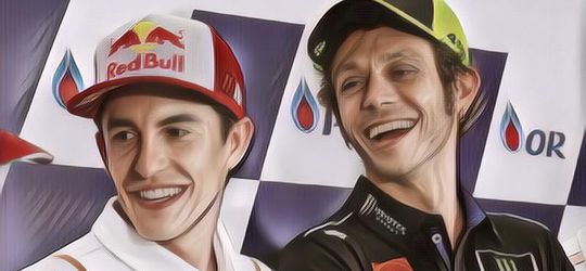Penyebab Marc Marquez dan Valentino Rossi Jadi Musuh Bebuyutan di MotoGP