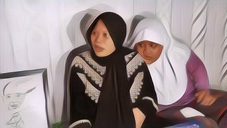 Pilu, Istri Sapri Pantun Hampa Rayakan Lebaran Tanpa Suami Tercinta