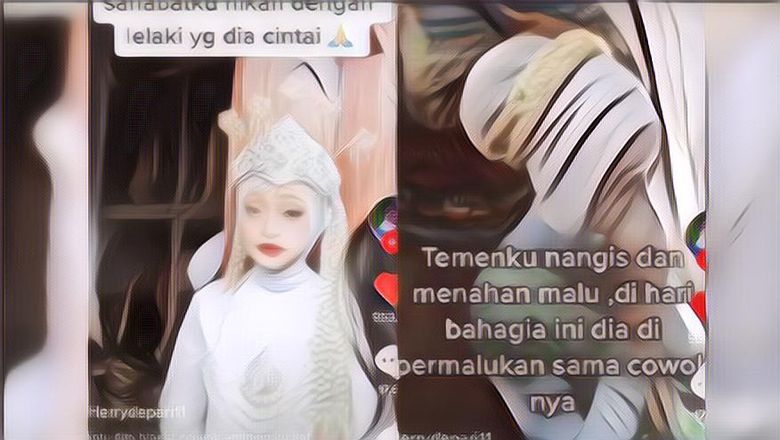Viral Seorang Pengantin Wanita yang Ditinggal Calon Suami di Hari Akad