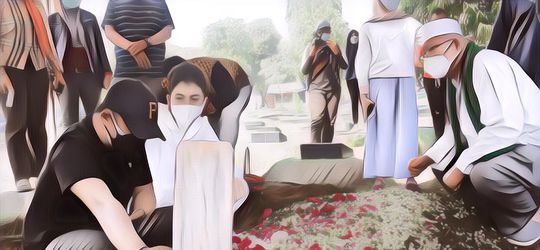 Ratapan Anak Jane Shalimar di Pemakaman Sang Ibu