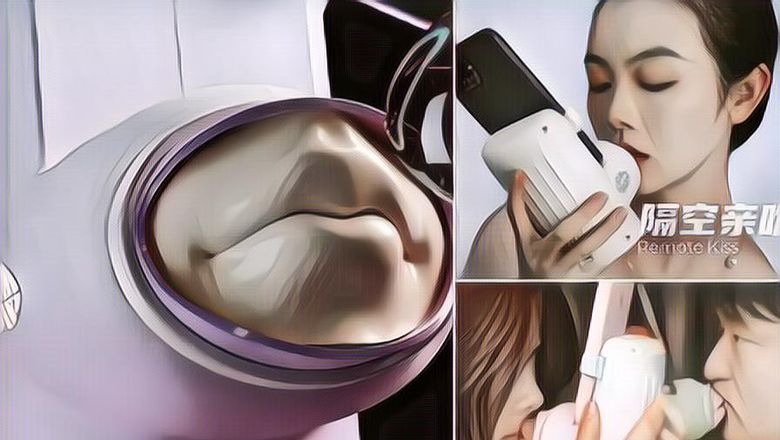 Viral Aksesoris HP Ini Ditujukan untuk Para Pasangan LDR Supaya Bisa Ciuman Online