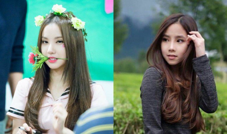 Chelsea Agatha dengan Eunha GFriend