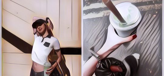 Lisa BLACKPINK Unggah Foto Sambil Minum Matcha Warna Biru, Seketika Minumannya Langsung Viral