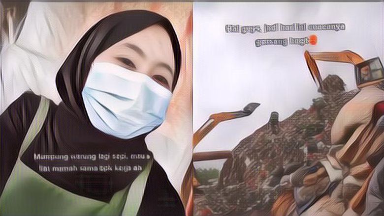 Kisah Wanita yang Tinggal di Bantar Gebang Bangga Karena Anak Jadi Seleb TikTok, Dapat Transferan Banyak!