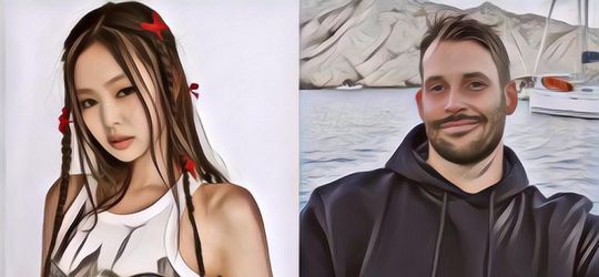 Viral Foto Jennie Blackpink Sumringah Cium Pria Brewok, Ternyata Sosoknya Bukan Orang Sembarangan