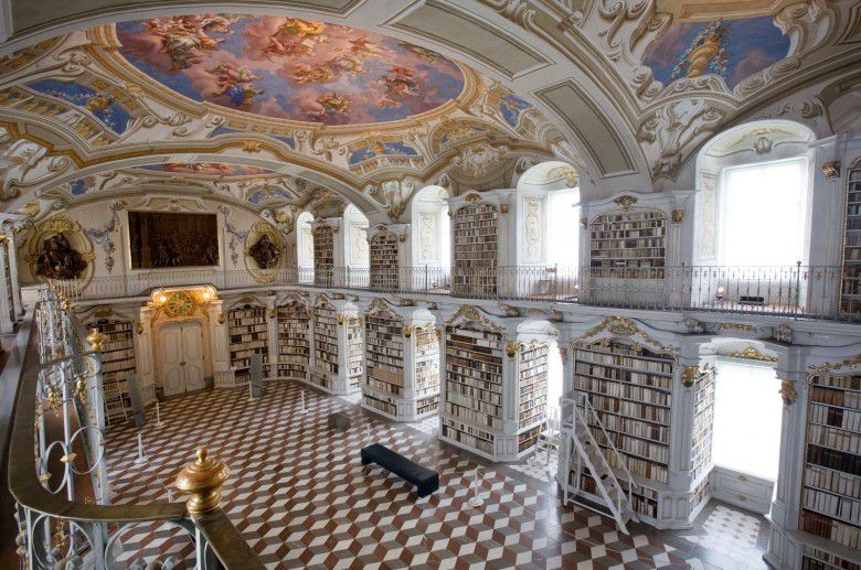 6. The Admont Library di Admont, Austria
