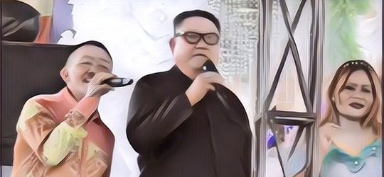 Ngakak! Viral Ada Bapak-Bapak Lagi Kondangan, Wajahnya Mirip Kim Jong Un