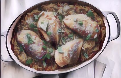 Ide Menu Makan Malam yang Enak dan Mudah Dibuat, Casserole Ayam dan Keju Parmesan
