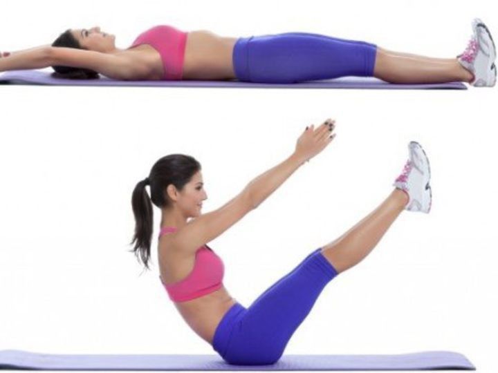 6. Jackknife sit up dengan bantal