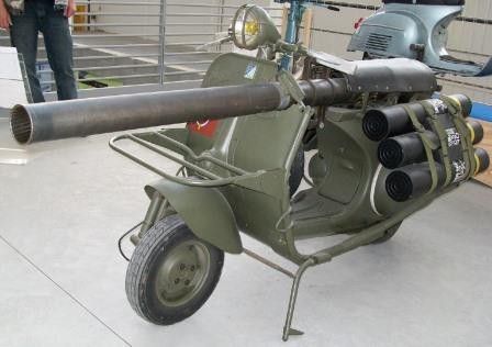 5. Scooter-mounted Cannon