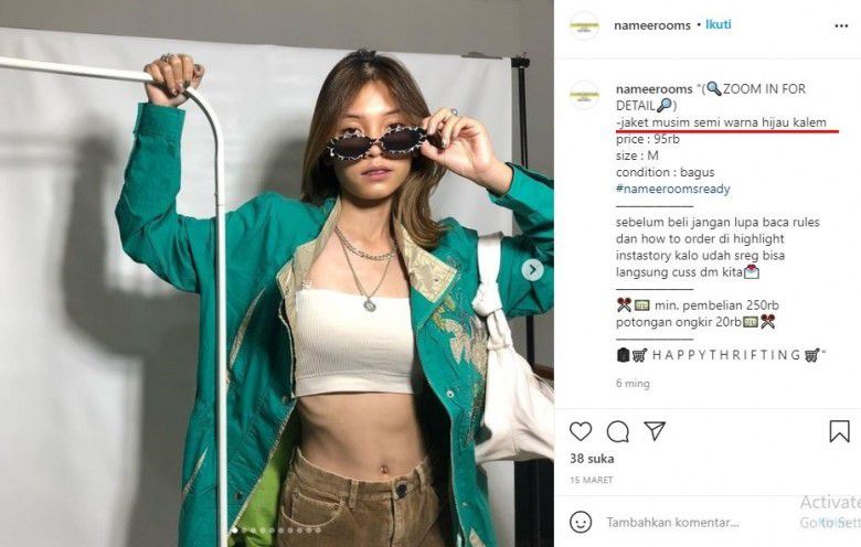 7. Nah kalo pake jaket yang ini, auto jadi kalem banget deh