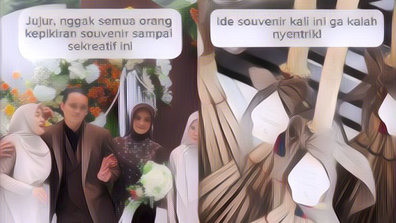 Viral Acara Pernikahan Beri Souvenir Unik, Tamu Bawa Pulang Sapu Ijuk!