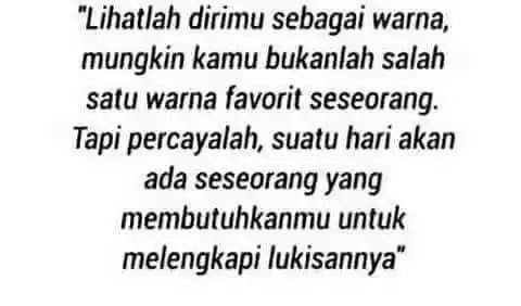 Positive thinking aja, gaes.