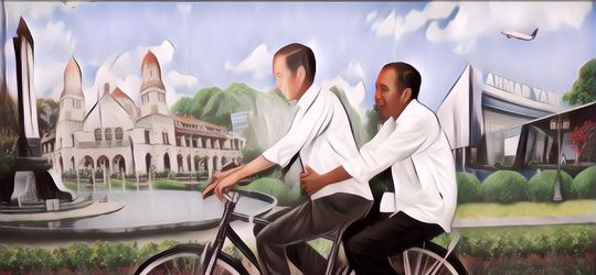 Asyik Abadikan Video Sebagai Kenang-Kenangan, Pria Ini Kaget Tiba-tiba Ada Presiden Jokowi Lewat Naik Sepeda
