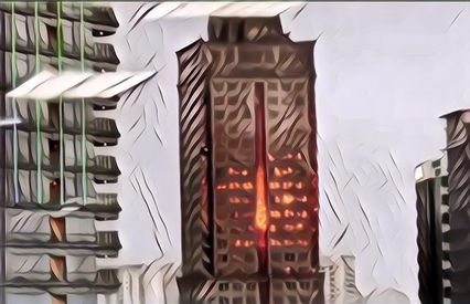 Terungkap Biaya Pembangunan Menara Saidah, Gedung Angker yang Viral karena Muncul Nyala Api Merah