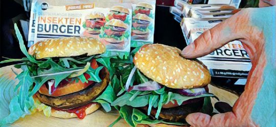 Jerman Membuat Burger Berbahan Dasar Cacing"
