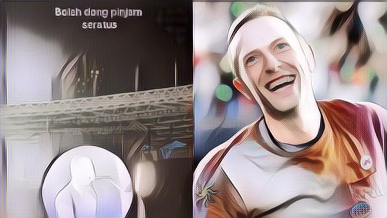 Chris Martin Bikin Kaget Usai Lontarkan Pantun Pinjam Dulu Seratus, Fans Coldplay Auto Ngakak